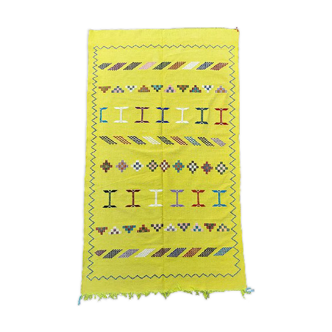 Moroccan Berber Carpet Ethnic Yellow