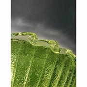 Green Murano Glass Italian Graniglia" Budino" Flush Mount in 70' Style