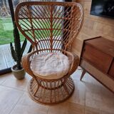 Gio Ponti wicker armchair