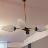 Vintage Reed Chandelier from the 60s