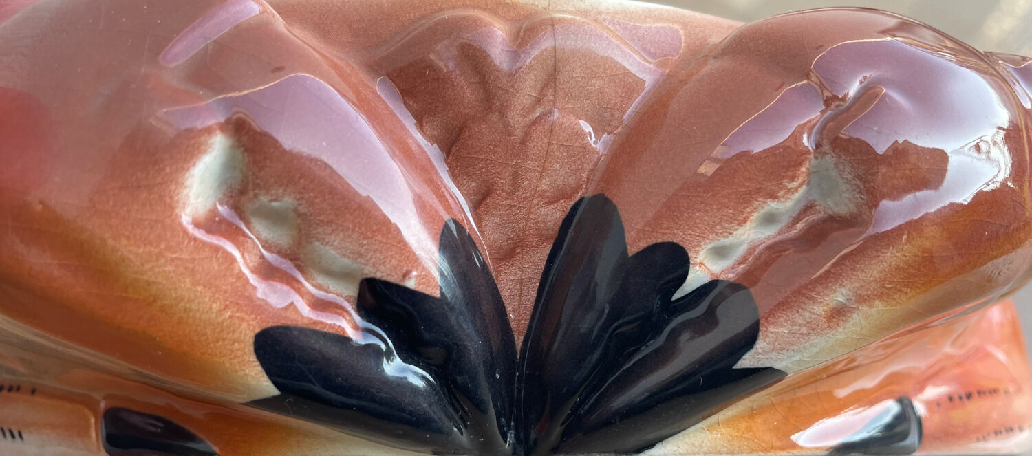 Crab box signed Michel Caugant