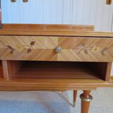 Console dressing table - hall furniture - drawer and mirror - 60s - vintage - modernist