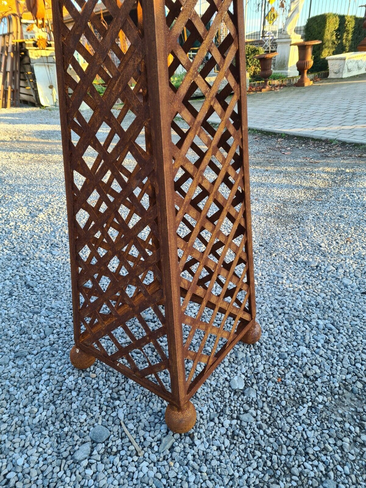 Wrought iron column