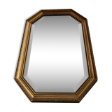 Octagonal Golden Mirror  43x68cm
