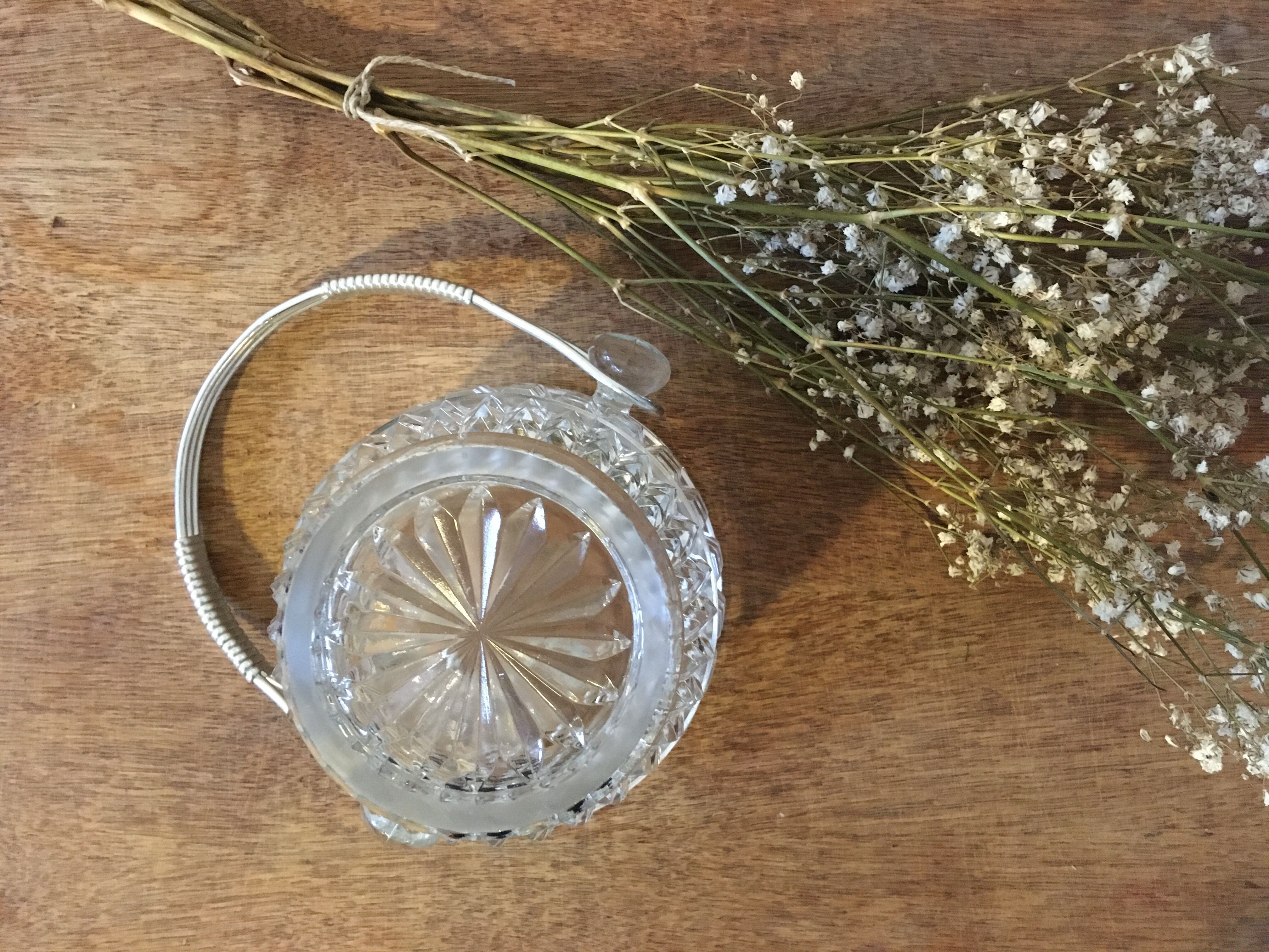 Glass ice bucket