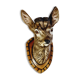 Trophée tête de cerf en céramique