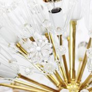Brass Starburst chandelier by Emil Stejnar, Austria, 1960s