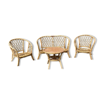 Rattan garden furniture 4 rooms