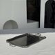 Guy Degrenne silver stainless steel serving tray with an eventful shape