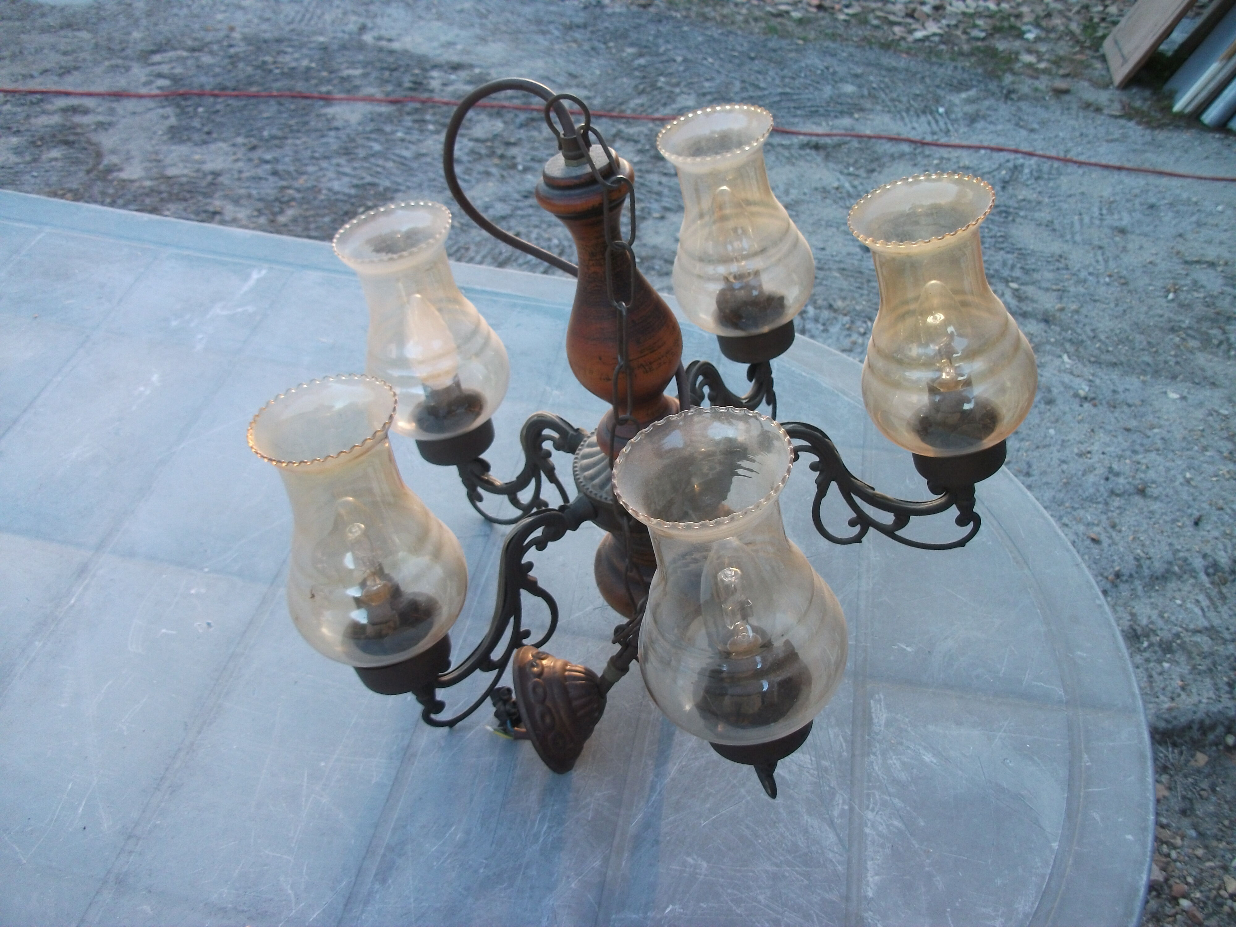 Suspension ancienne vintage