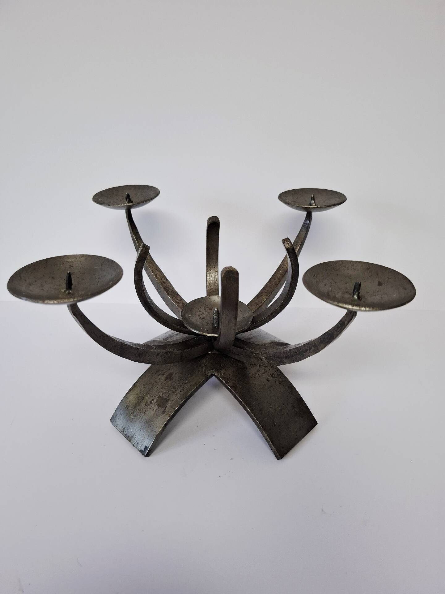 Vintage brutalist chandelier