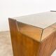 Vintage oak shop jewellery display counter with drawers