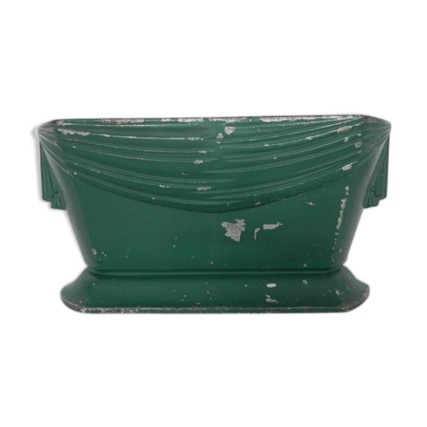 Garden Art Deco cast iron cauldron