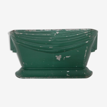 Garden Art Deco cast iron cauldron