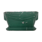 Garden Art Deco cast iron cauldron