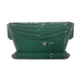 Garden Art Deco cast iron cauldron