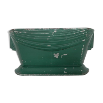 Garden Art Deco cast iron cauldron