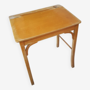 Bureau ecolier enfant vintage bois