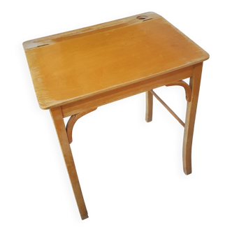 Vintage wooden children's school desk