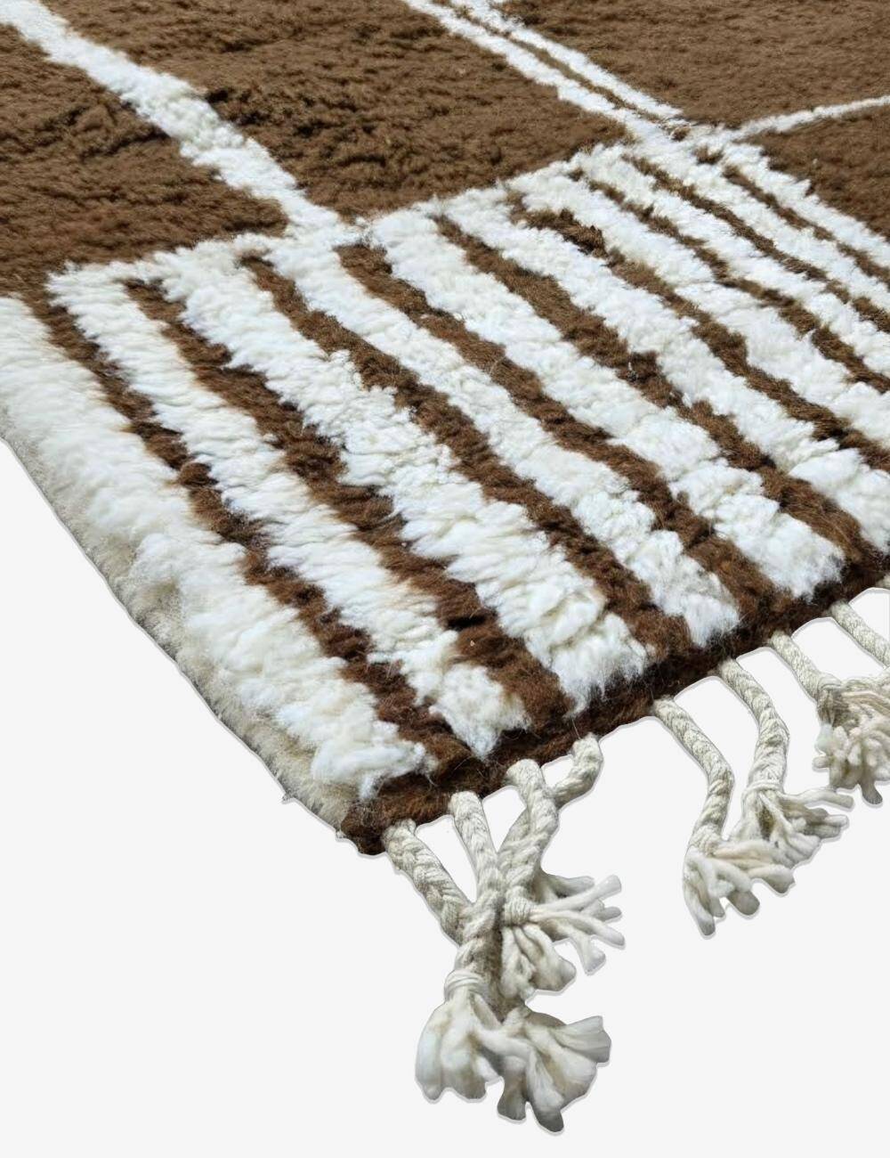 Tapis Brun Contemporain - 310 x 250 cm