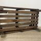Wooden basket with shelves