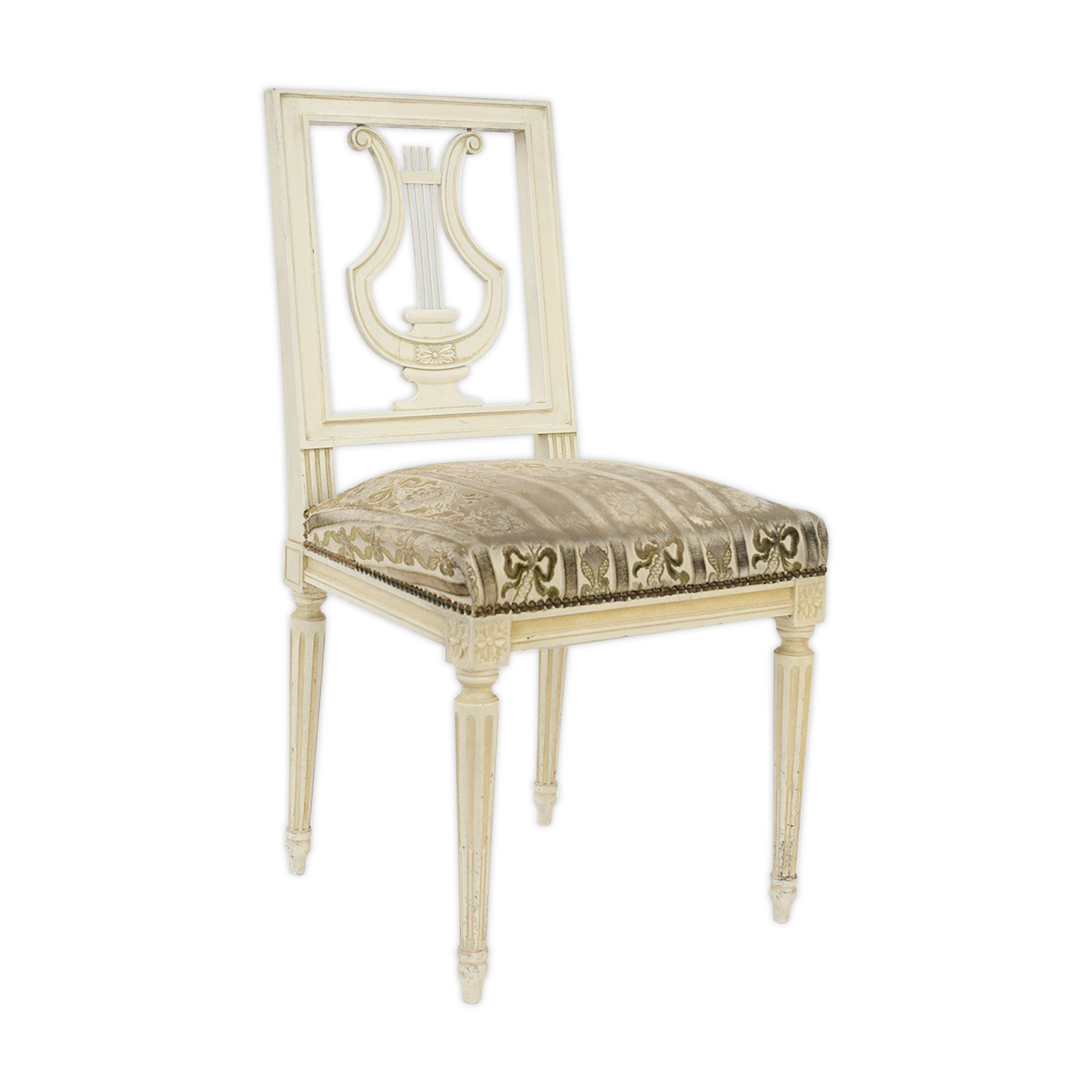 Lyre-backed chair
