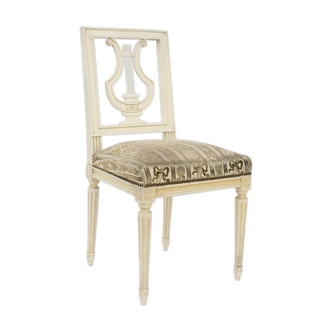 Lyre-backed chair