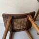 Stool / side table in wood and rope, France 1950