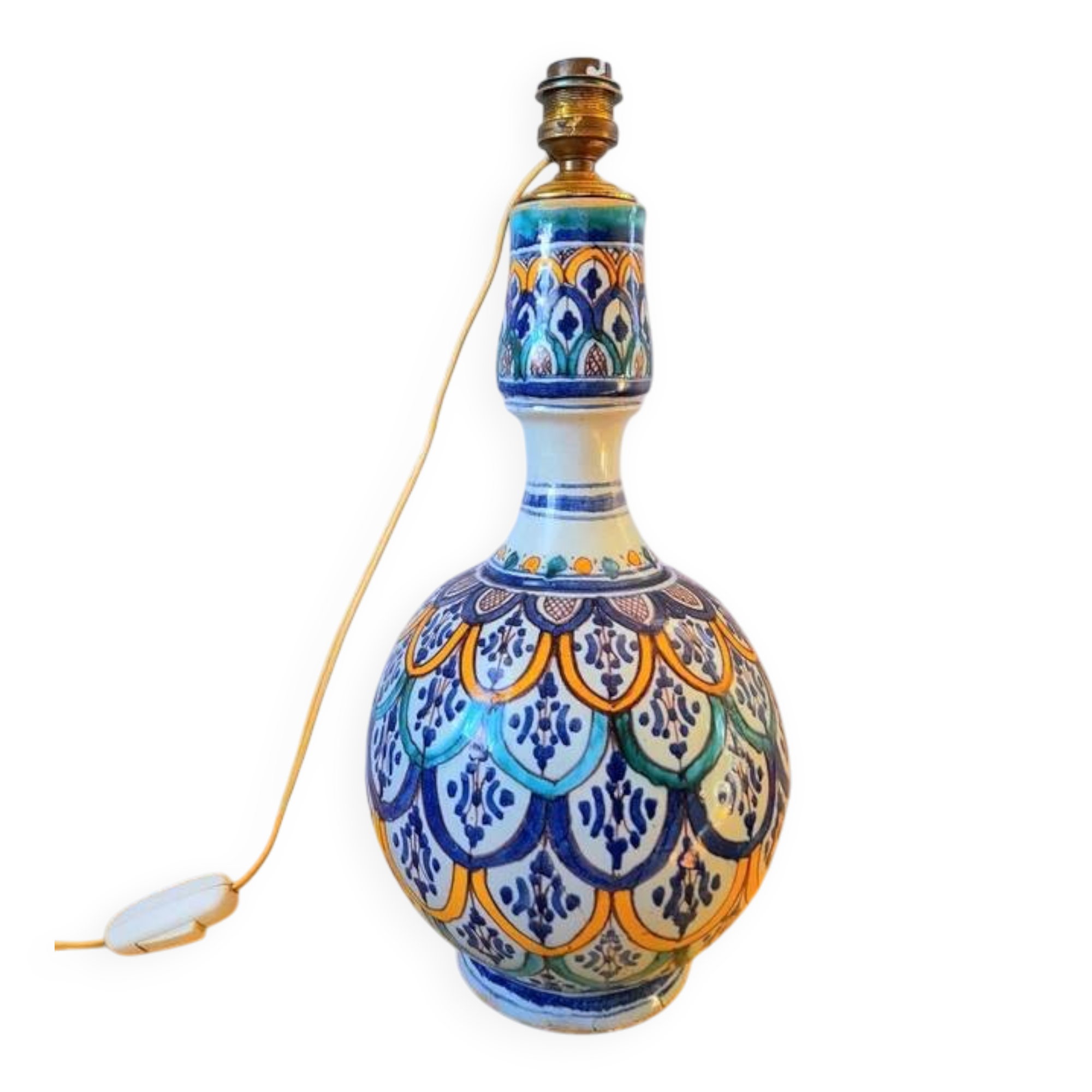 Lampe en céramique orientale