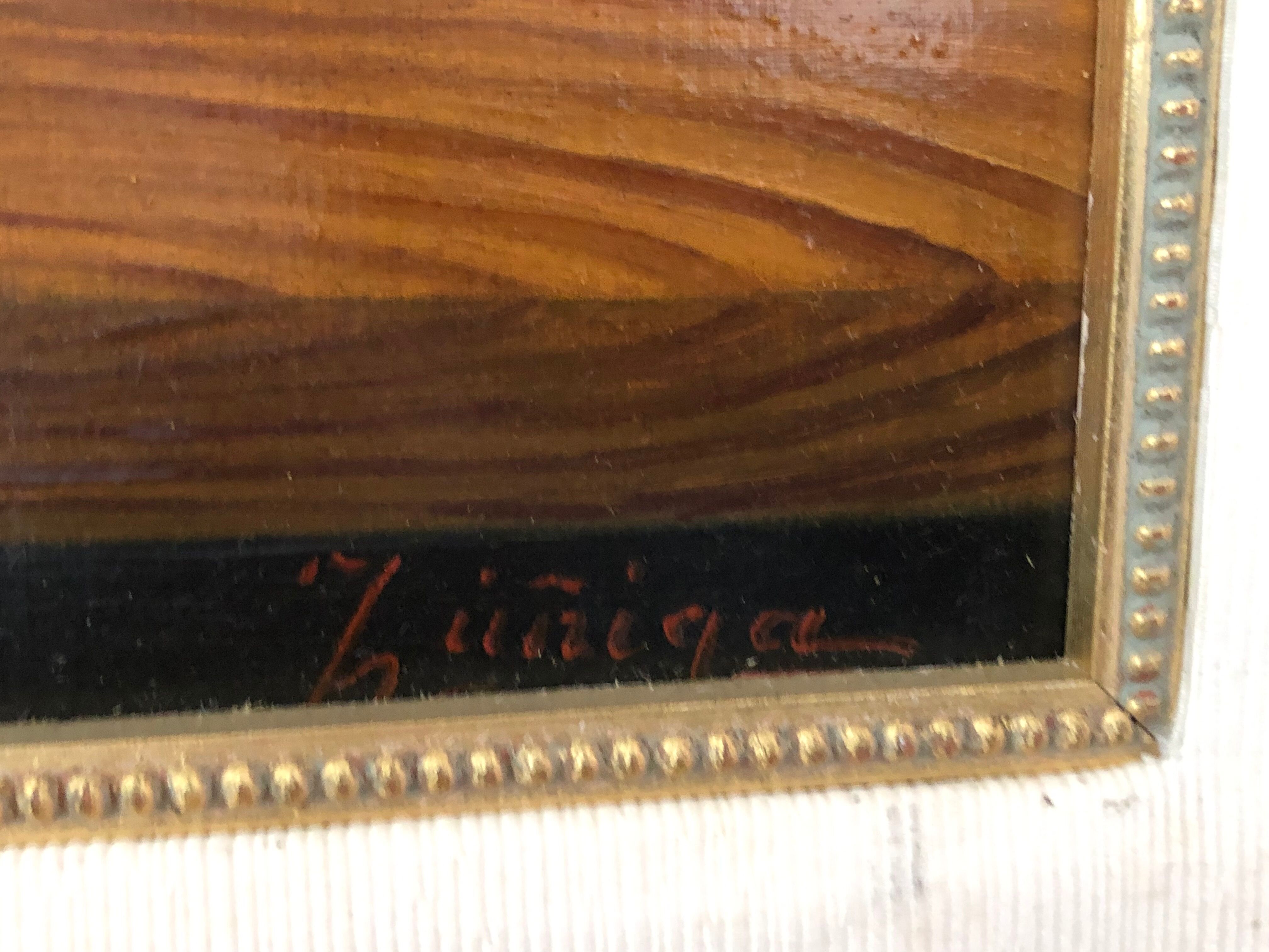 Table: Oil on canvas Still life with fruit