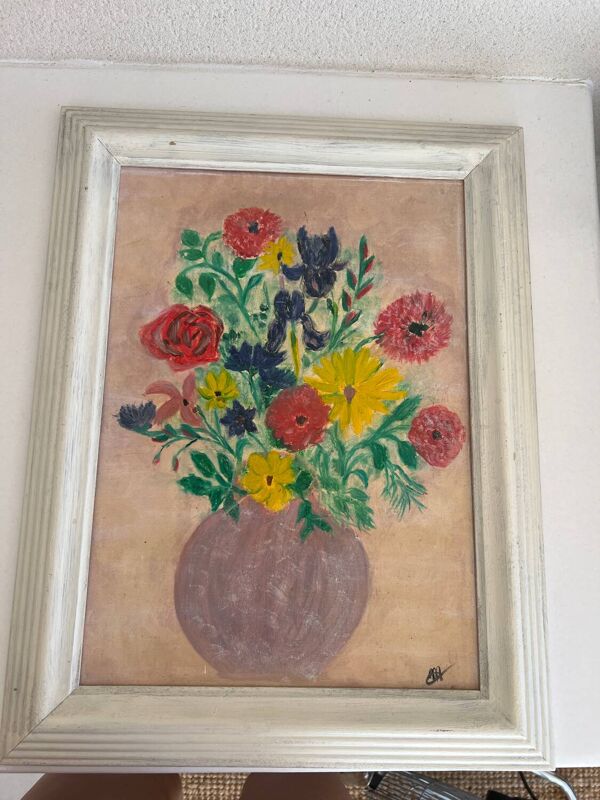Tableau bouquet de fleurs