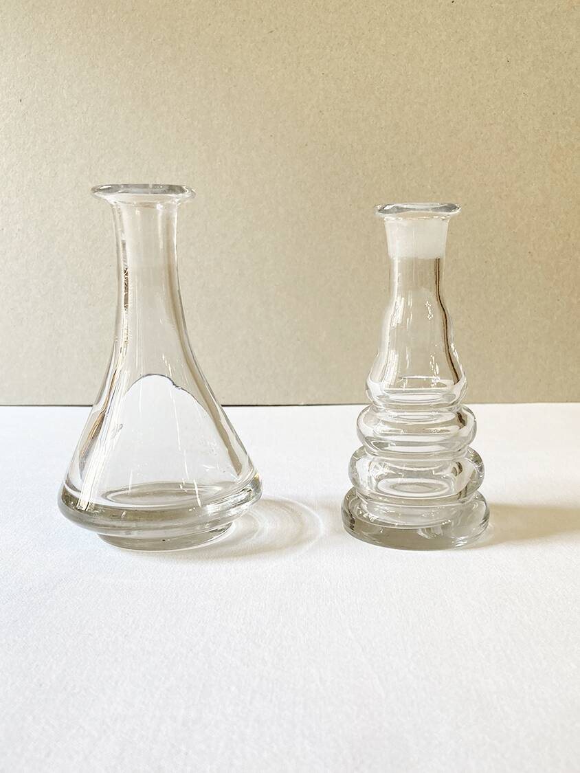 Duo of absinthe topettes