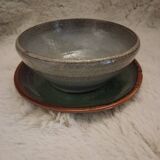 Iridescent stoneware set