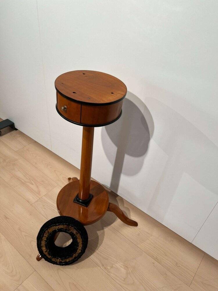 Biedermeier Sewing Stand in Cherrywood, South Germany, 1825