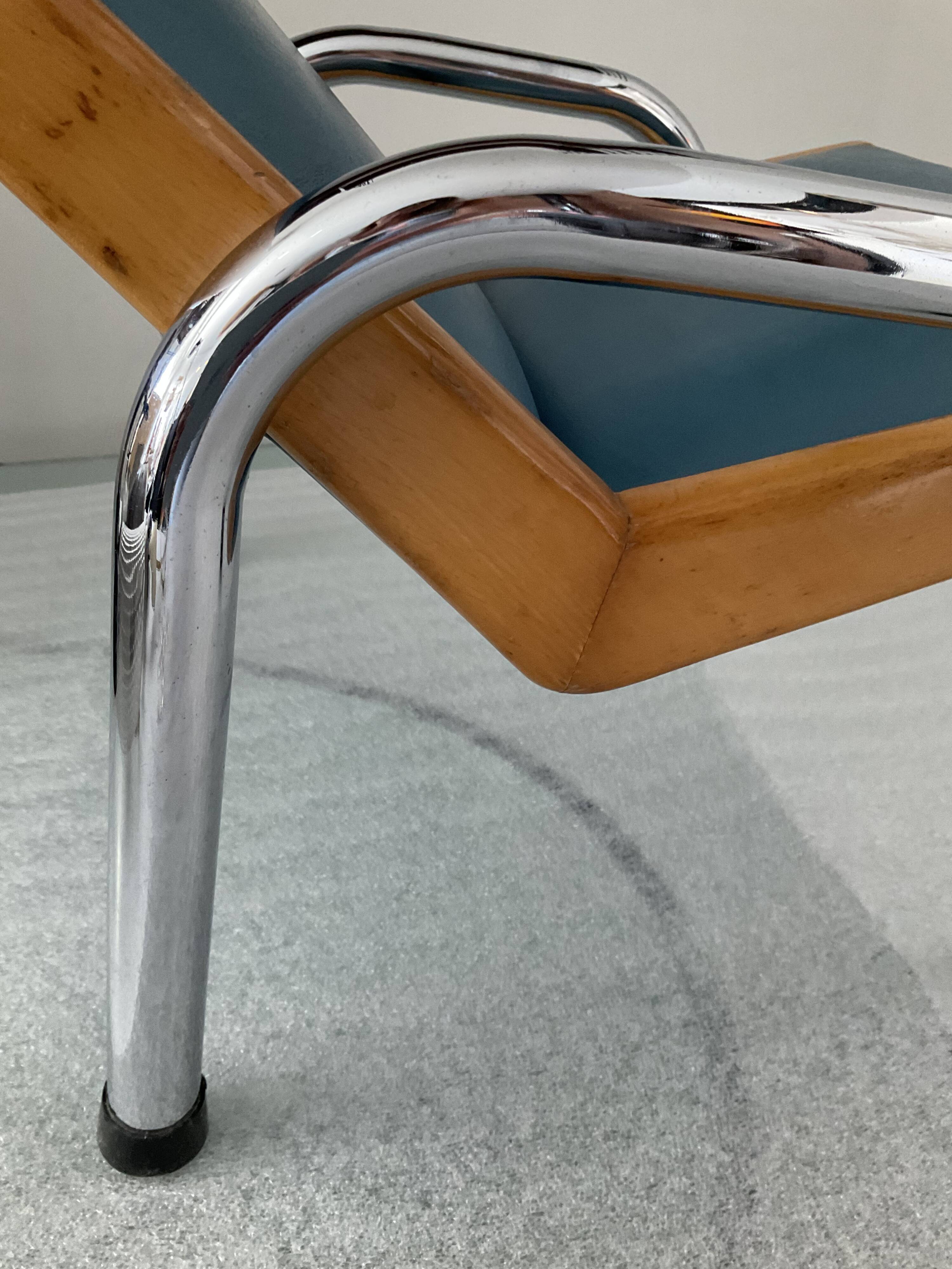 Fauteuil lounge enfant des années 50-60
