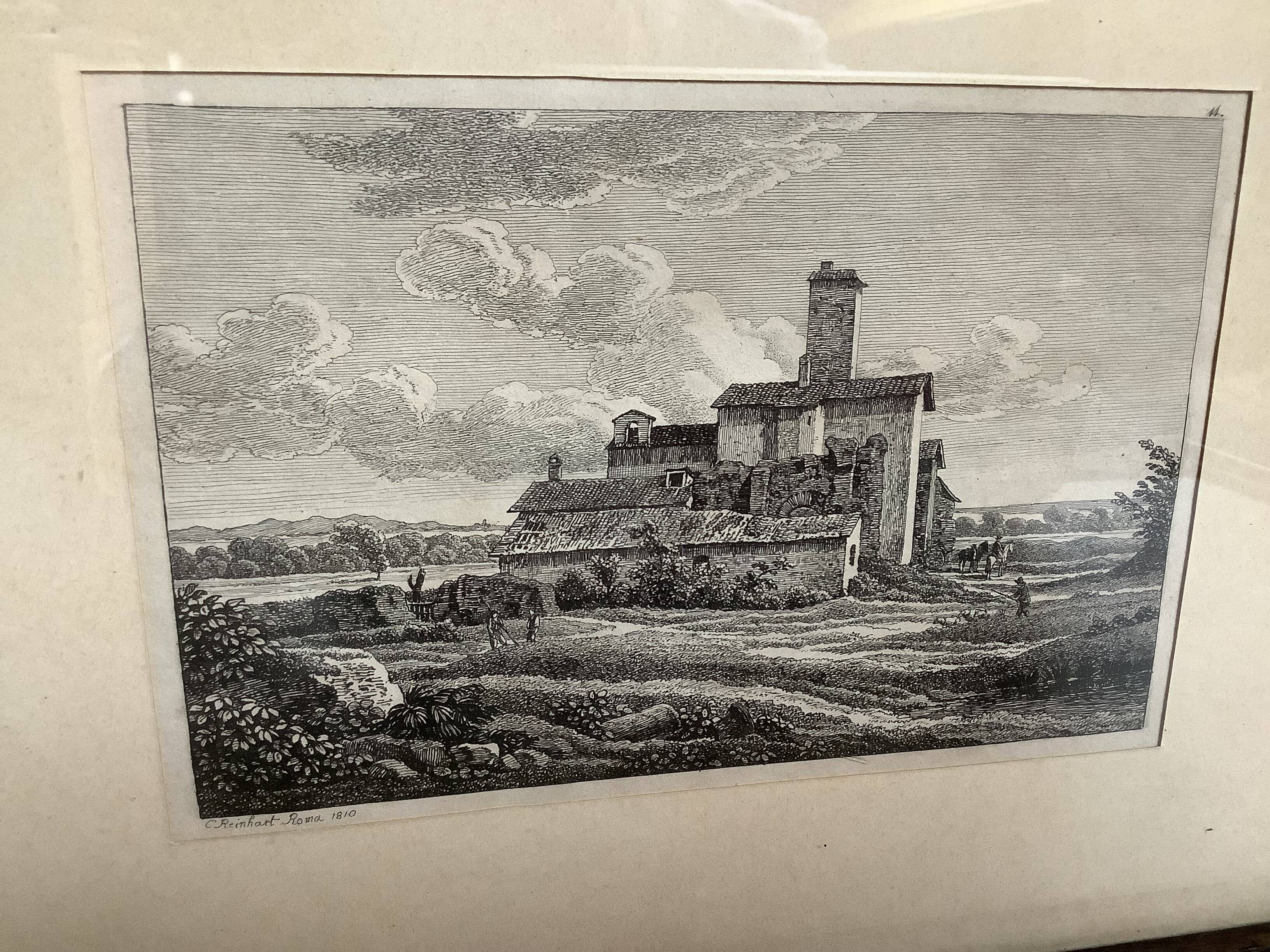 The great farm of Roma 1810 by Reinhart