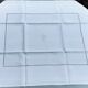 Set of 8 satin damask tablecloths, 19th, monogrammed "BG"