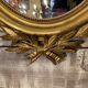 Louis xvi style mirror gilt wood with beveled glass leaf 19th c. period
