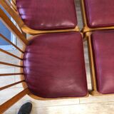 Série 6 chaises vintages style scandinave