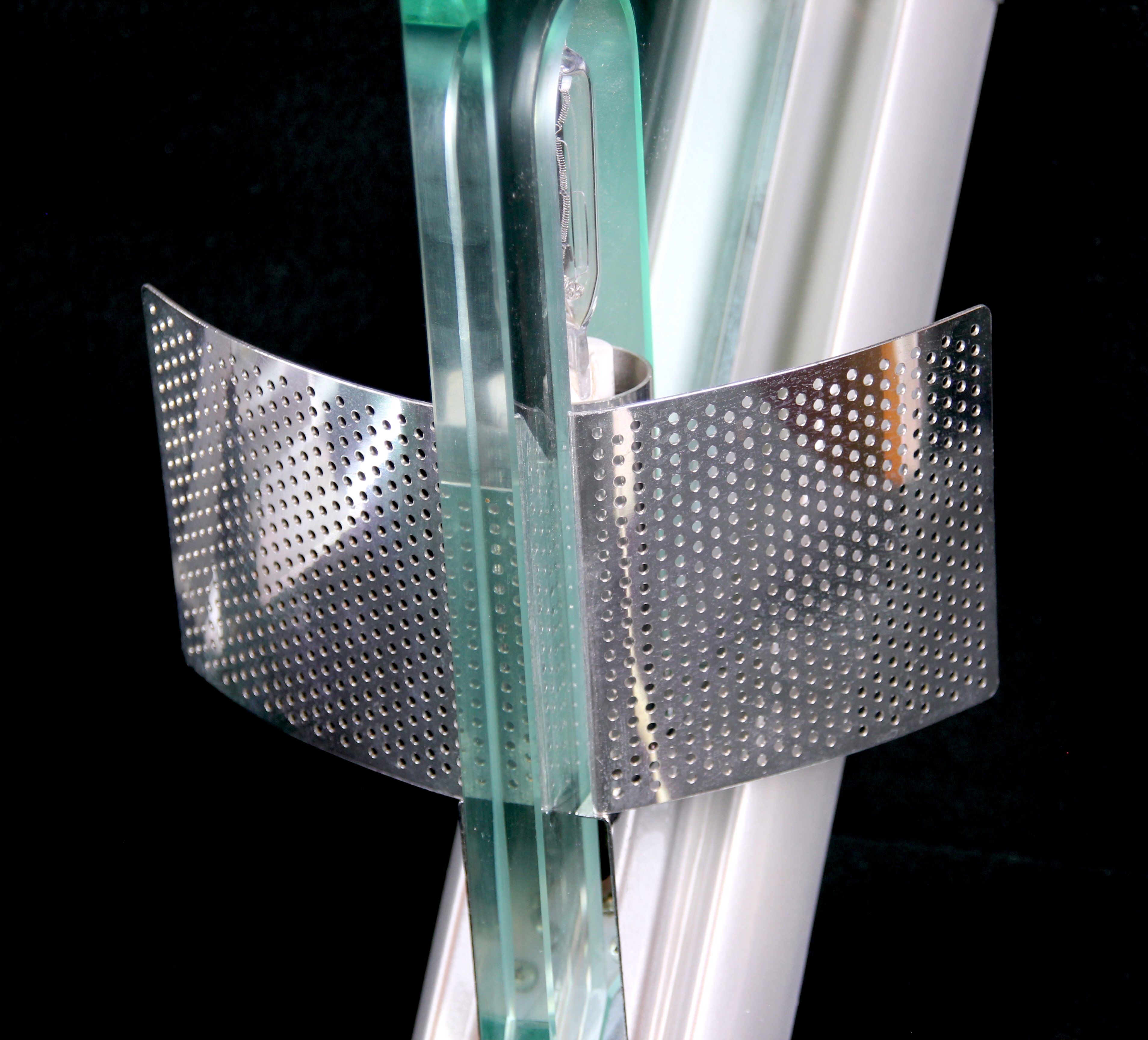 Late 20th Century Modern Triangular Sconces "Icaro" by Carlo Forcolini, for Artemide, Italy - a Pair