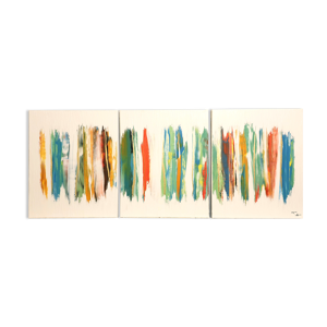 Peinture abstraite coloré