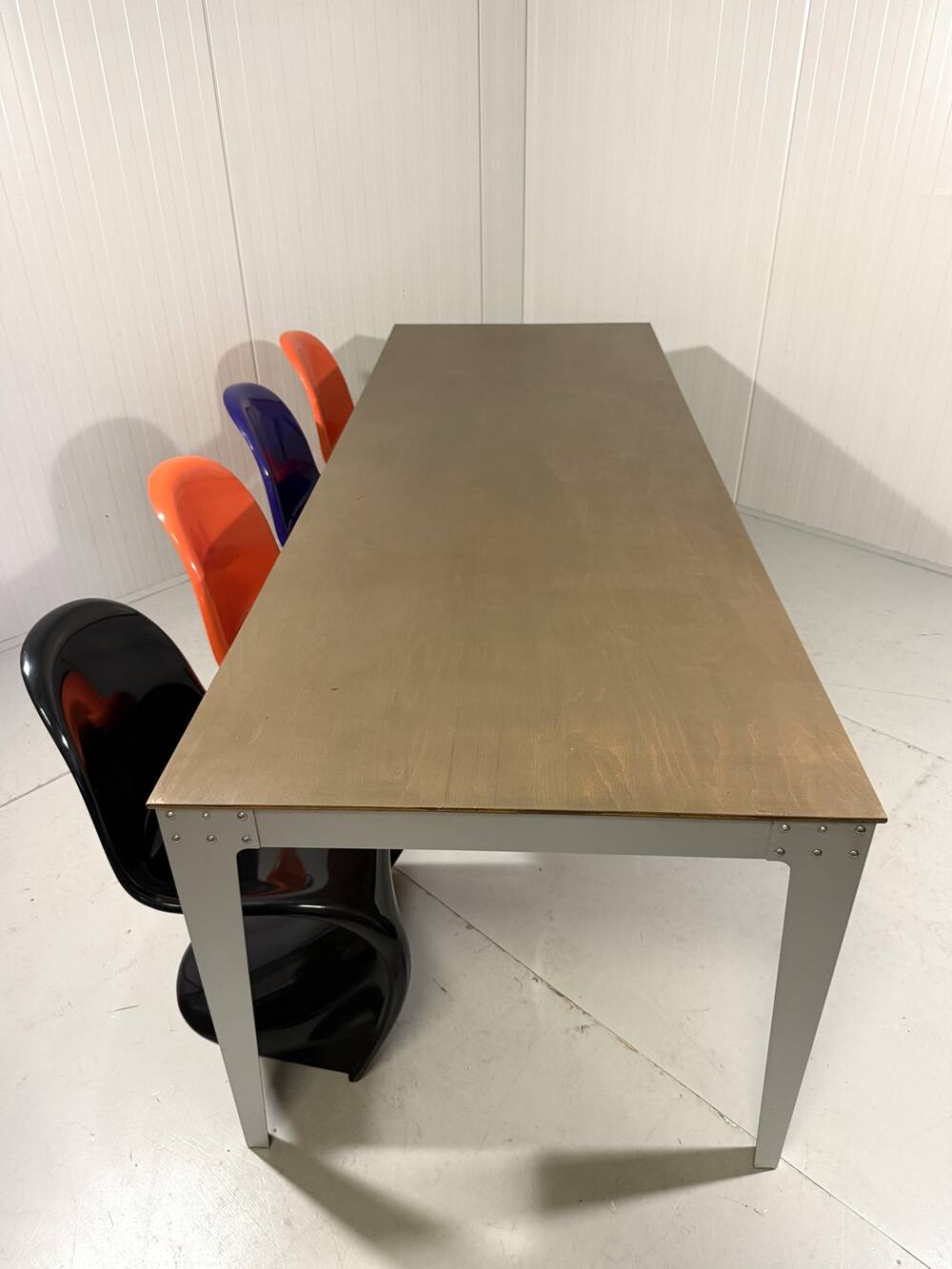 Piet Hein Eek XXL aluminium dining table 1990’s
