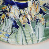 Chocolatière en faience  Art Nouveau
