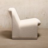 Giancarlo Piretti Alky Lounge Chair in Bouclé wool for Anonima Castelli