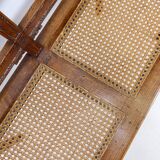 Banc de style néoclassique sculpté de lyres sur le dossier - 20e siècle