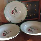 3 hollow plates Digoin - Casino