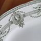 Oval ironstone platter from Saint Amand and Hamage, Medallion