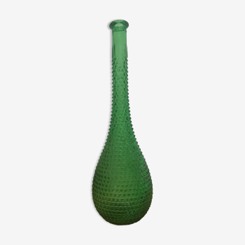 Bouteille verte en verre empoli