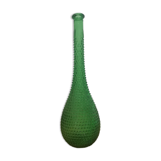 Green glass bottle empoli