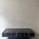 Rectangular coffee table in marble resin, design from around 1970.
